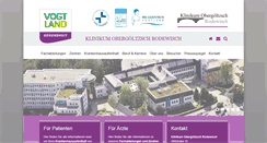 Desktop Screenshot of klinikum-obergoeltzsch.de